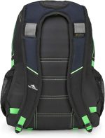 High Sierra Loop-Backpack, School, Travel, or Work Bookbag with tablet-sleeve, Black, One Size - Image 3